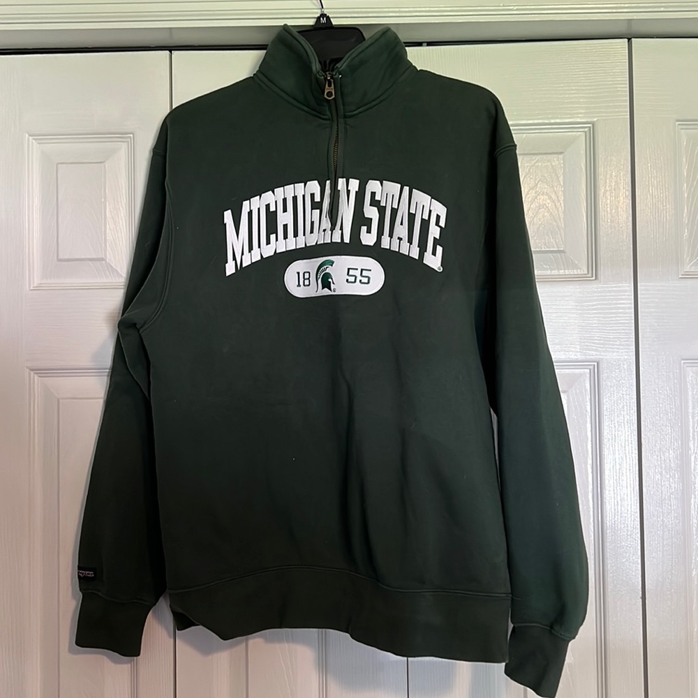 Michigan State Green Quarter Zip